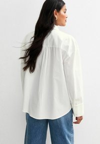 New Look EMBROIDERED  - Button-down blouse - off white