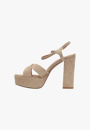 Bibi Lou, PRIMEROSE - Sandali con plateau - taupe