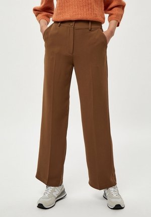 Broek - dark brown