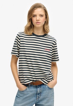 COUNTRY CLUB  - T-Shirt print - navy stripe
