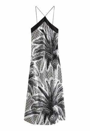 HALTER  REGULAR FIT - Rochie maxi - black palm