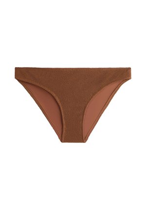 OYSHO, CRINKLE CLASSIC BIKINI BRIEFS - Bas de bikini - light brown
