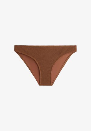 OYSHO, CRINKLE CLASSIC BIKINI BRIEFS - Bas de bikini - light brown
