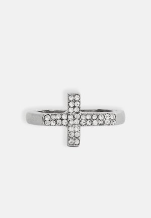 GUILD CRYSTAL CROSS SIGNET - Sormus - silver-coloured