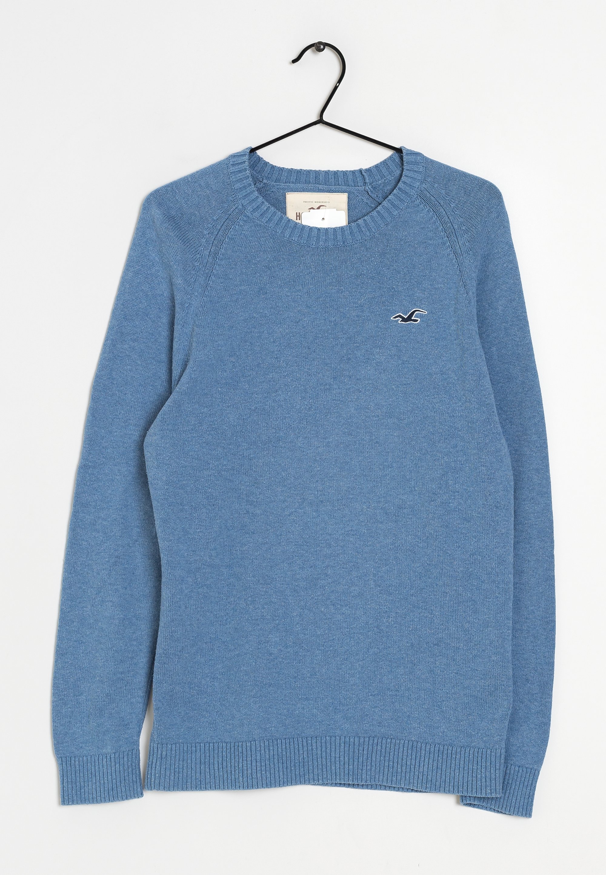 Hollister Strickpullover blue/blau (Pre-owned) Zalando