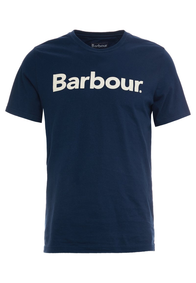 Barbour T-shirt print donkerblauw