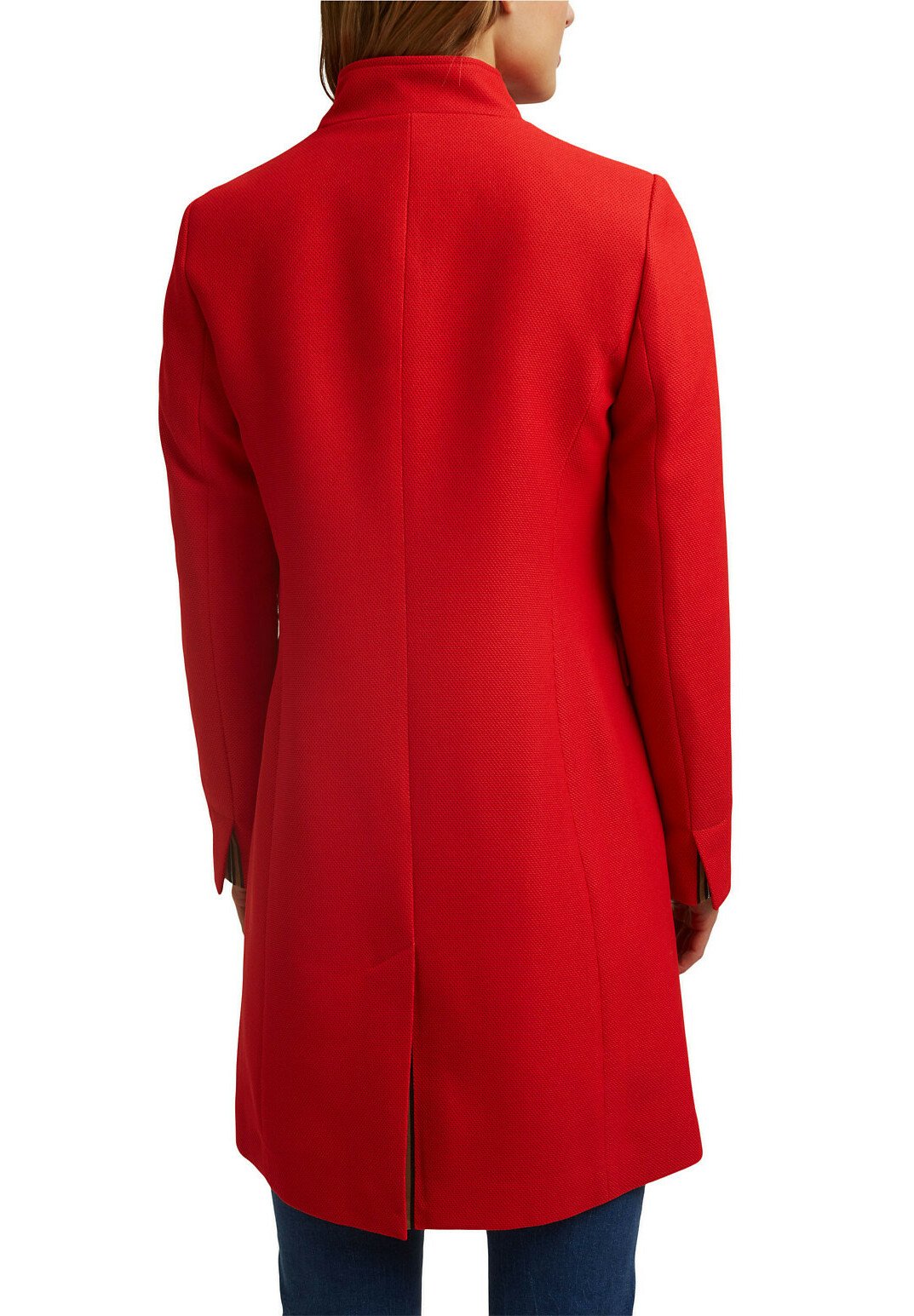 Esprit Classic coat - red - Zalando.co.uk
