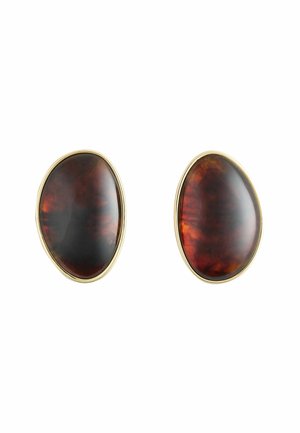 Next, Earrings - tortoiseshell brown