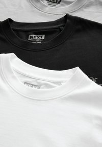 Tričko s potlačou - ecru black grey