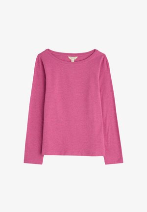 Pikad varrukad särgil heledas roosas värvitoonis, valmistatud pehmest puuvillasegistusest. Omab laia kaelust ja mugavat lõiget. Lihtne ja ühtlane disain.