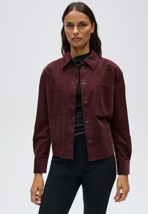 OPUS, RELAXED FIT - Overhemdblouse - cherry jam