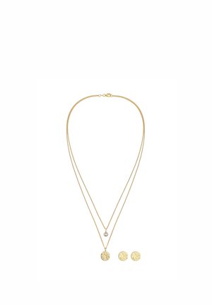 SET MIT KRISTALLEN VON SWAROVSKI - Øreringe - gold-coloured
