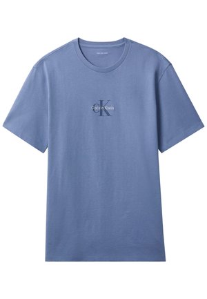 Calvin Klein Jeans, MICRO MONOLOGO GRAPHIC TEE - T-shirt print - dusty sailor blue