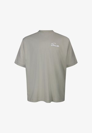 SIKSILK, SCRIPT - T-shirt imprimé - light green