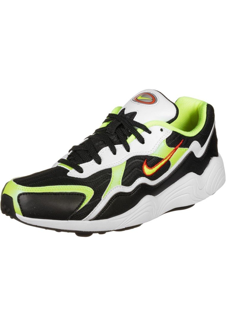 Nike Sportswear AIR ZOOM ALPHA - Tenisky - black/volt-habanero red-white