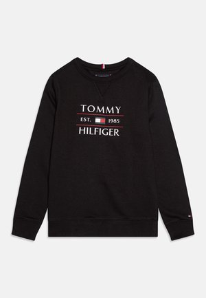 Tommy Hilfiger FLAG UNISEX - Sweatshirt - black