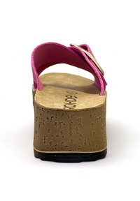 Rohde Muiltjes met hak - fuchsia