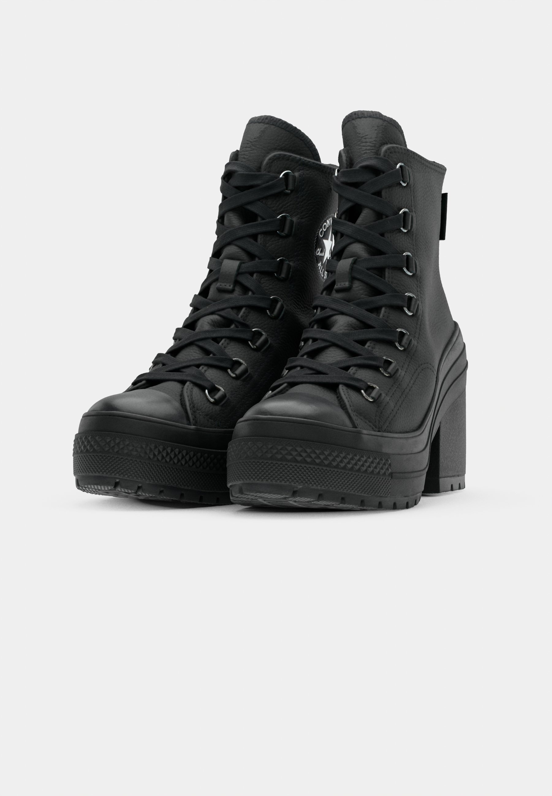 Converse CHUCK 70 DE LUXE HEEL PLATFORM - Suvarstomi