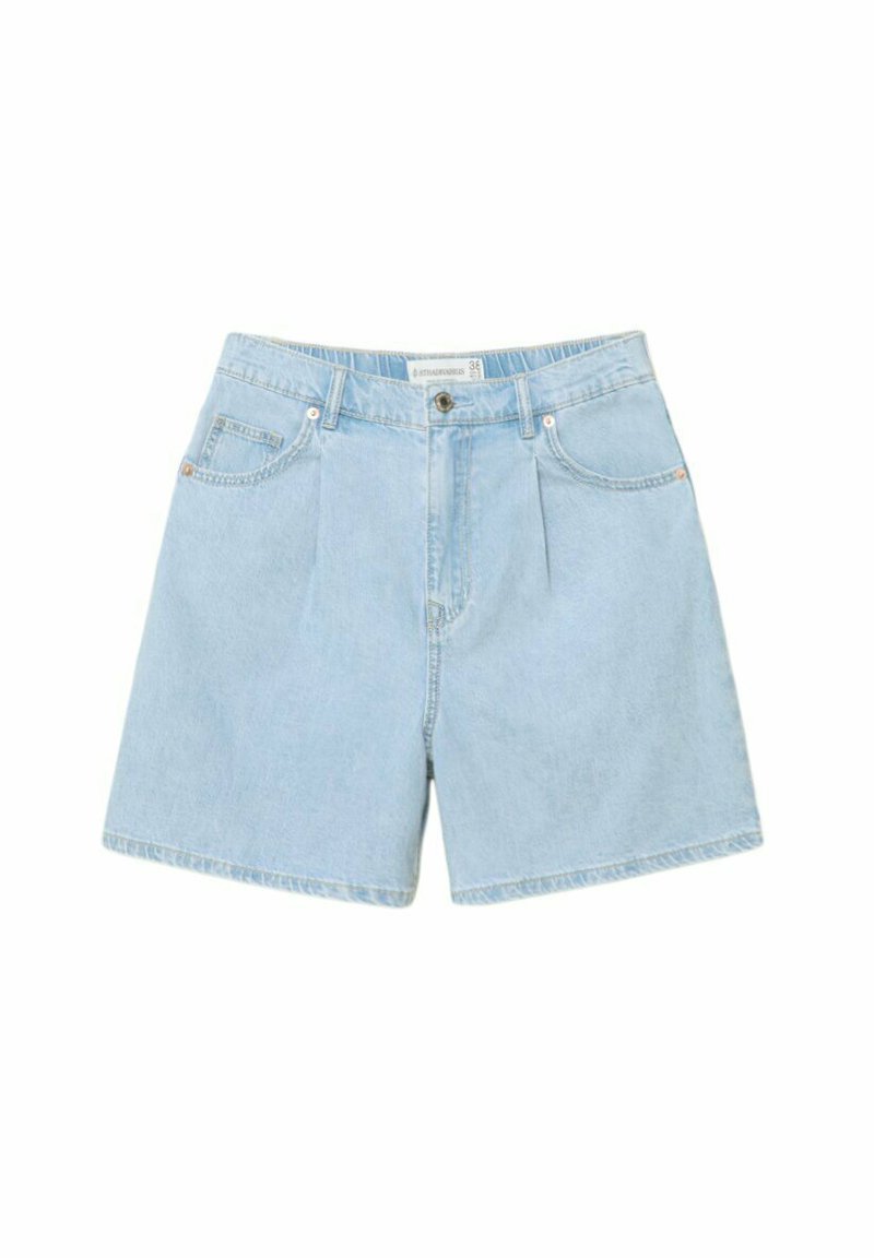 Stradivarius Jeansshort lichtblauw