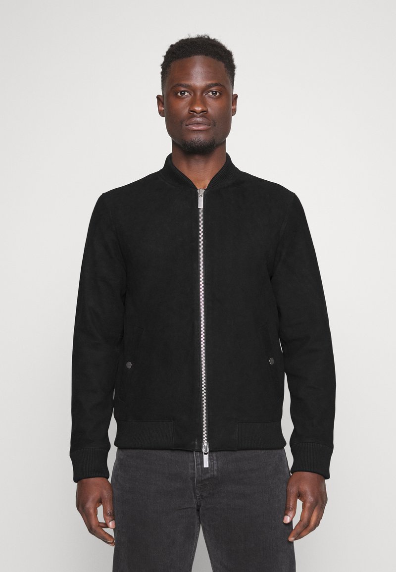 Selected Homme SLHARCHIVE - Giacca di pelle - black
