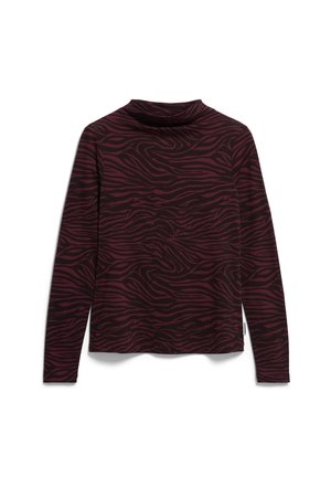 CALUNAA ZEBRARAA - Langarmshirt - dark cranberry