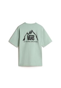 Vans CRESTLINE - Camiseta estampada - olive