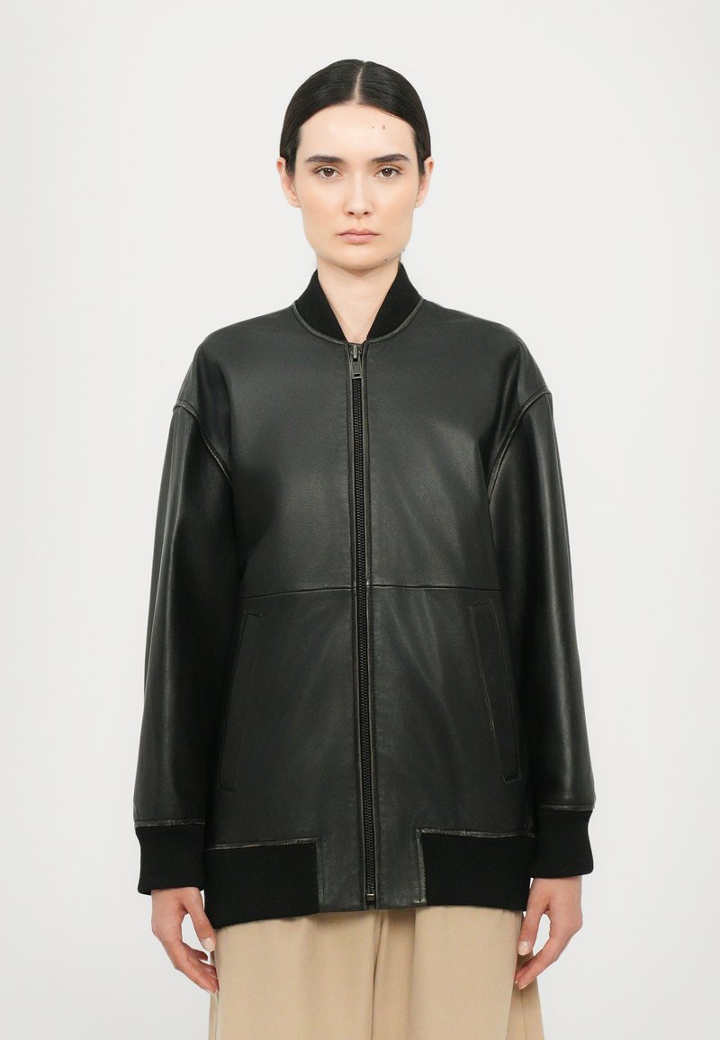 WEEKEND MaxMara - TATTICO - Veste en cuir - nero, Agrandir