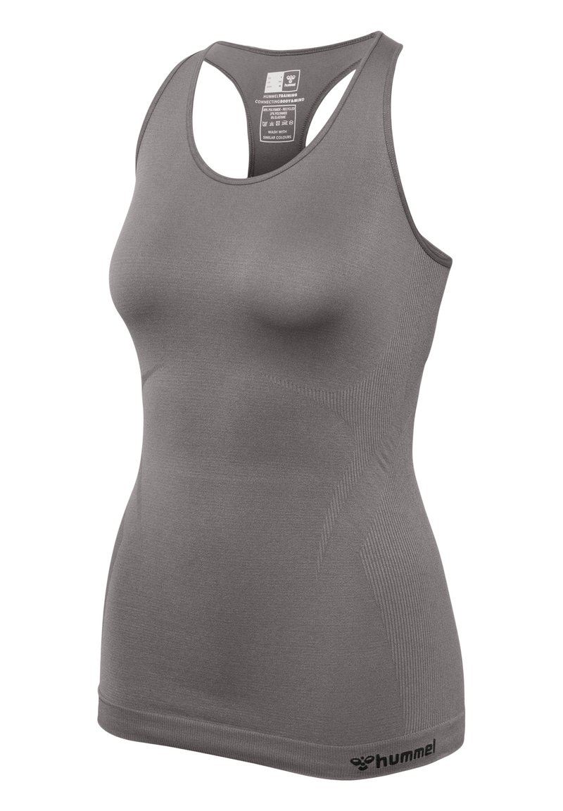 Hummel HMLTIF SEAMLESS  - Top - charcoal grey