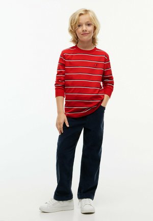 Tommy Hilfiger, STRIPE TEE LS - Camiseta de manga larga - red glare