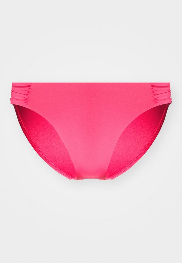 COLLECTIVE HIGH LEG RUCHED SIDE - Bikini bottoms - raspberry4