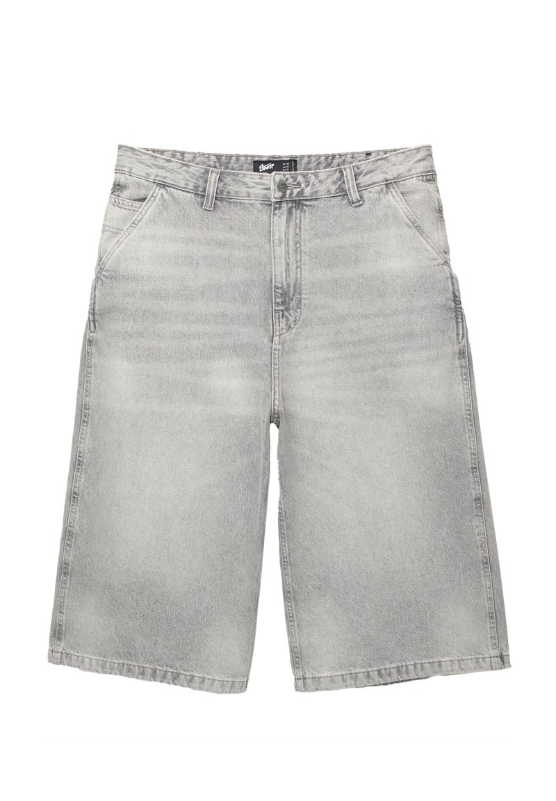 PULL&BEAR Jeansshort donkergrijs