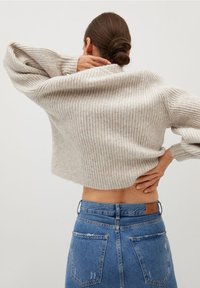Mango Pullover - light grey