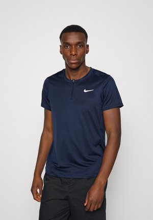 ADVANTAGE - Sports T-shirt - obsidian/white