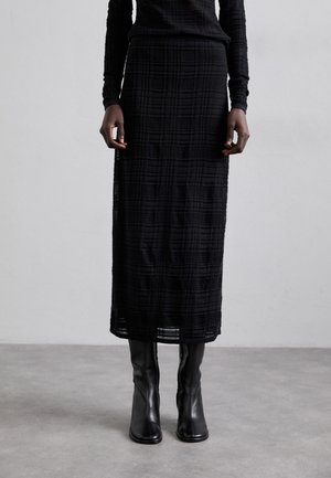 ELSA SKIRT - A-snit nederdel - black