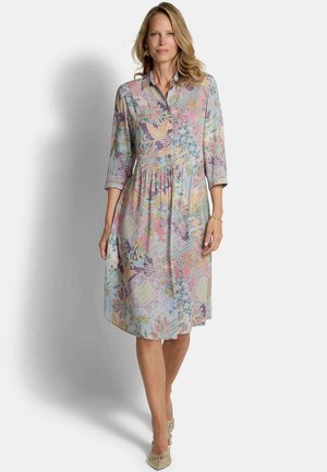 Blusenkleid - sage/rosé patterned