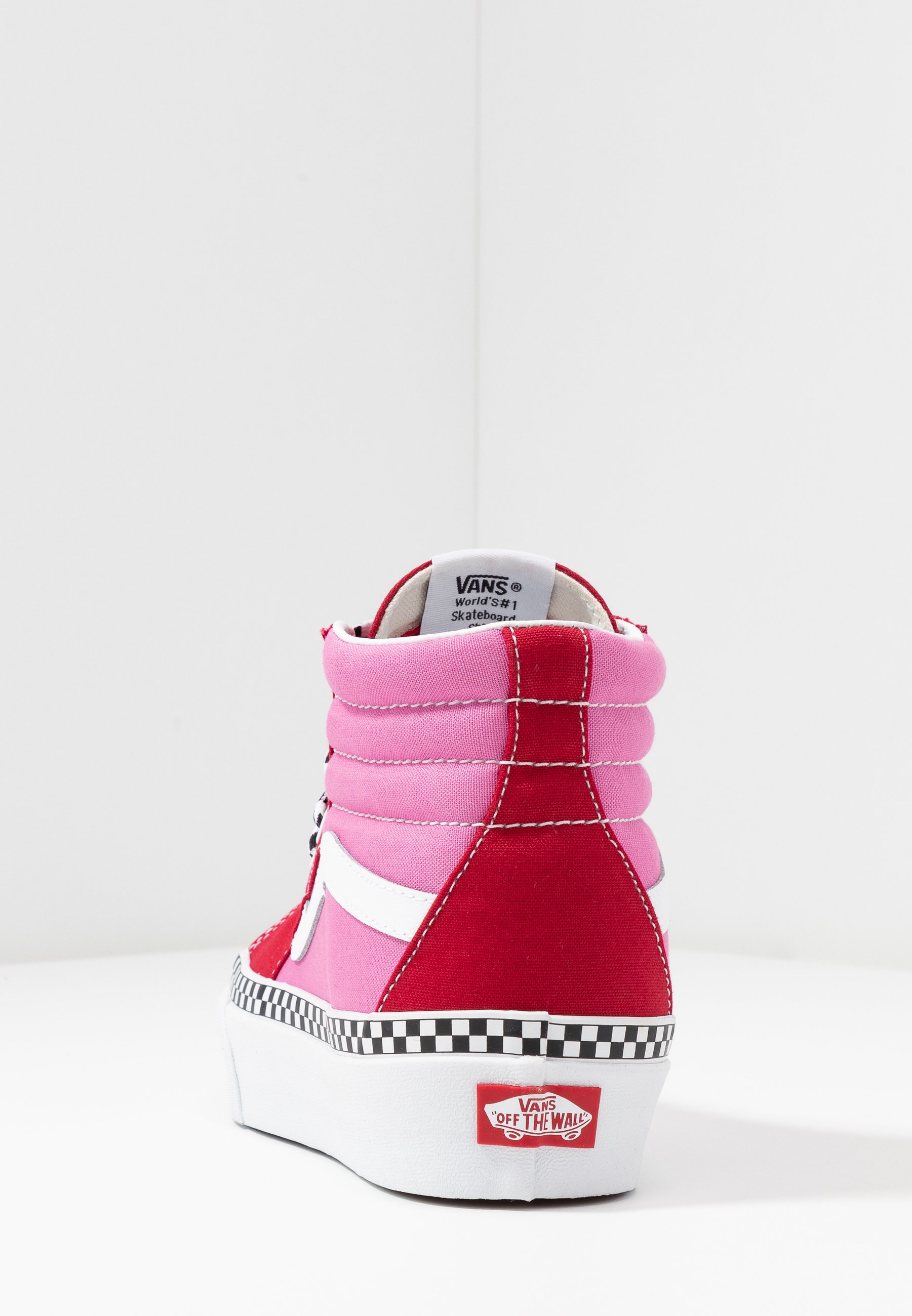 pink red vans