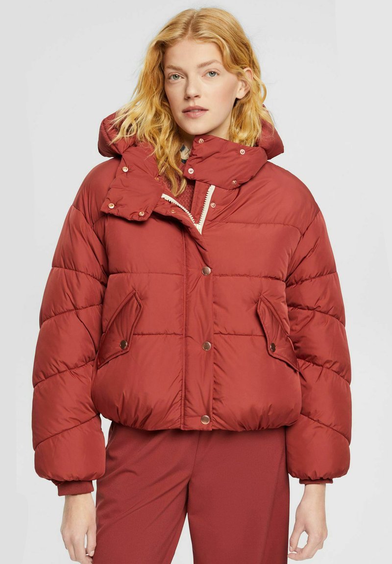 edc by Esprit OUTDOOR Winter jacket terracotta new/dark brown