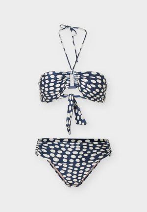 POIS HALTERNECK - Bikinit - blue