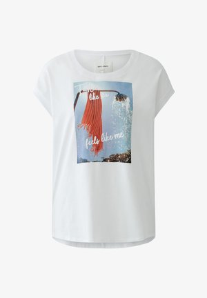 Oui, T-SHIRT - Print T-shirt - optic white