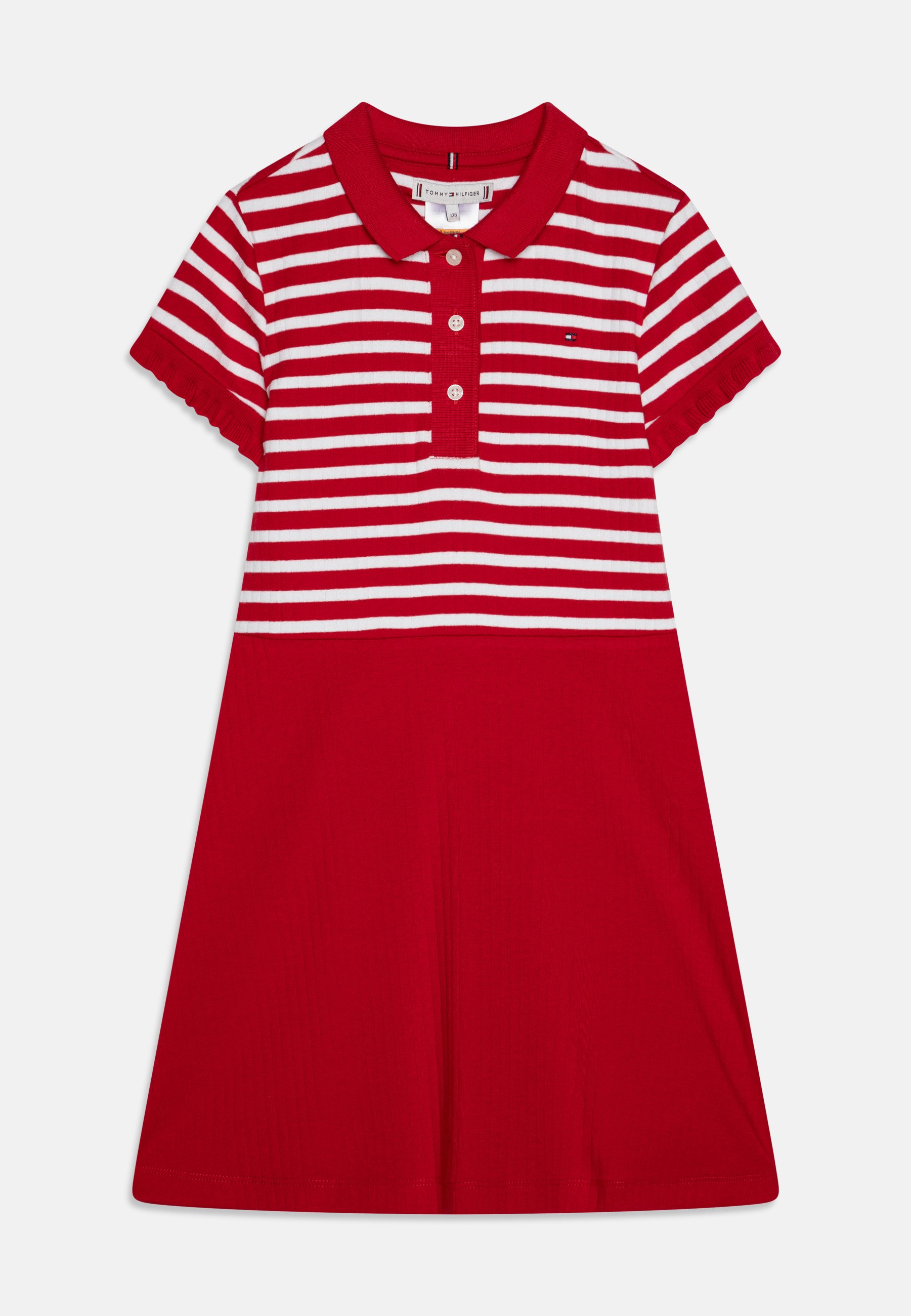Tommy Hilfiger POLO SKATER DRESS Day dress primary red/red - Main Image