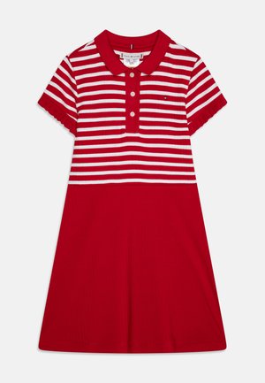 POLO SKATER DRESS - Freizeitkleid - primary red