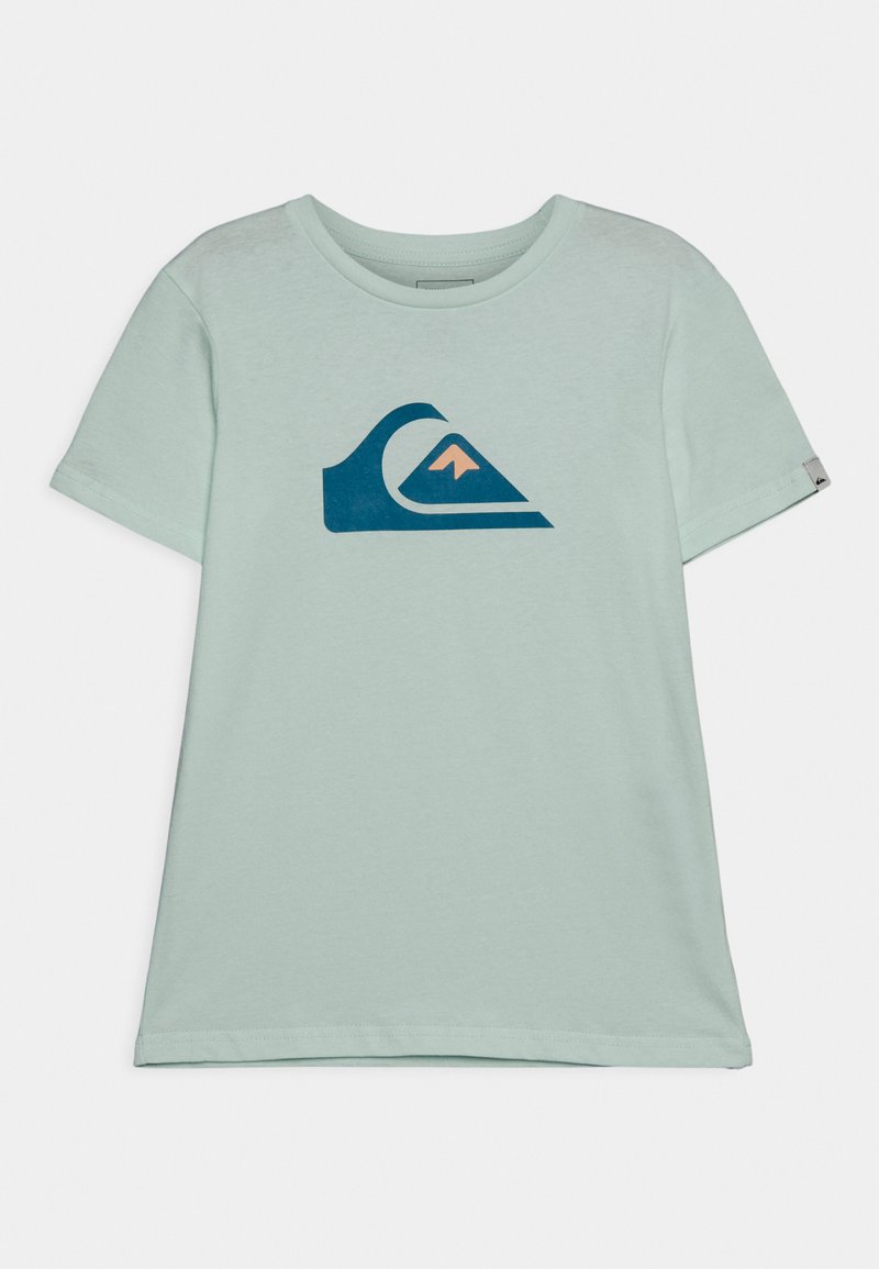 Quiksilver COMP LOGO TEE  - T-shirt estampada - blue glass