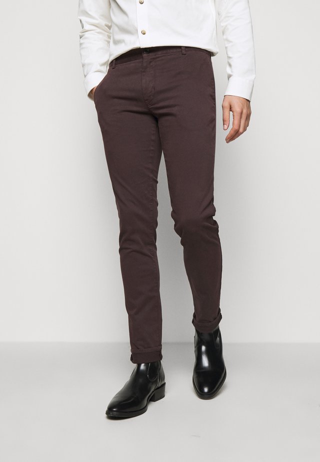 TRANSIT - Pantaloni - dark chokolate