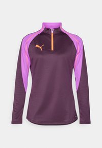 INDIVIDUALBLAZE 1/4 ZIP TOP - Camisola de manga comprida - midnight plum
