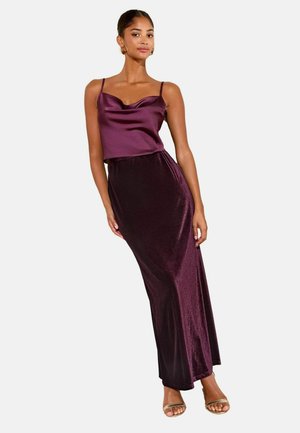 Gonna lunga - burgundy red