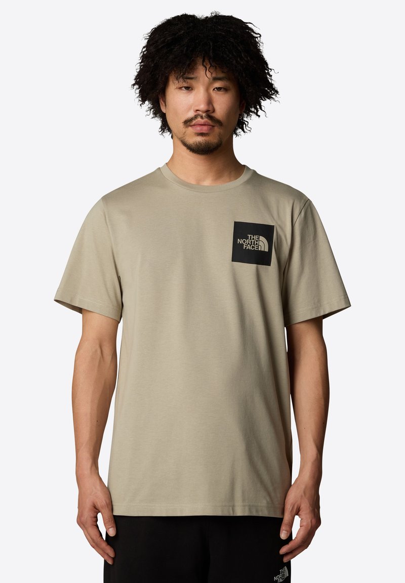 The North Face M SS FINE TEE - Camiseta estampada - clay grey