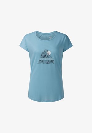 Dare 2B, DARE 2B SERENITY SHORT SLEEVE GRAPHIC ACTIVE T-SHIRT T-SHIRTS - Sports T-shirt - nordic blue
