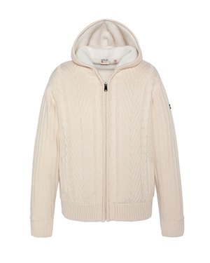 Strickjacke - ivoire