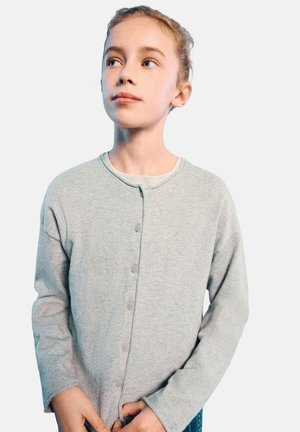 KID - Cardigan - mottled light grey