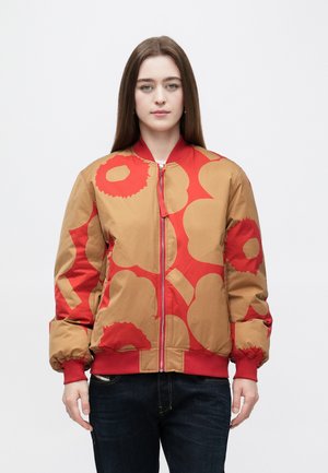 BLOSSA - Μπουφάν τύπου bomber - red/brown